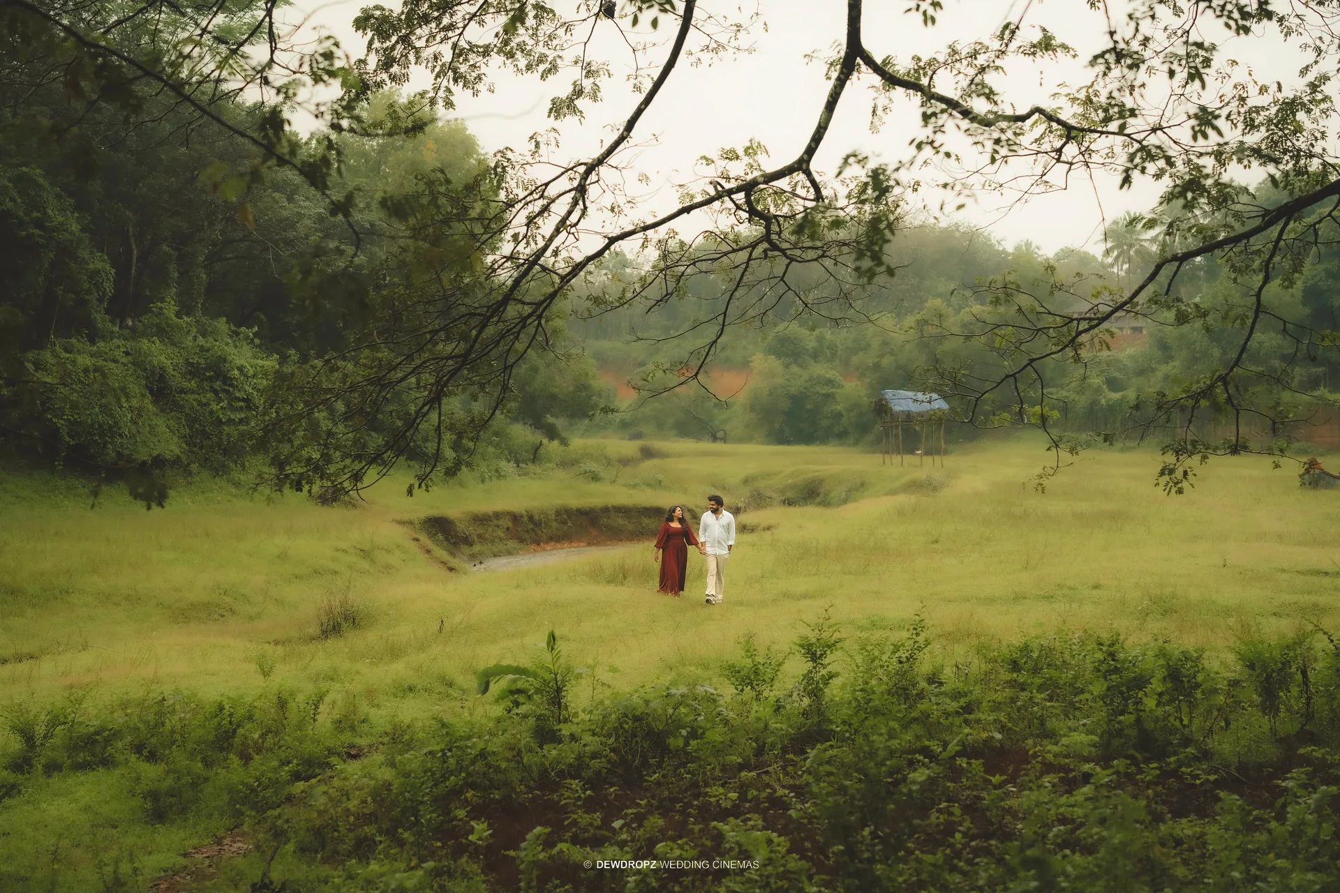 Walking through the hills